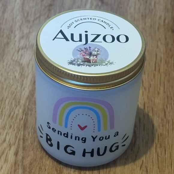 Lavender Candle Sending You A Big Hug Rainbow Scented by Aujzoo 7oz. NEW - Picture 7 of 7